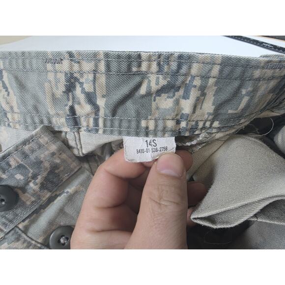 Digital Camo Pants Womens 14S Military Cargo Utility Trousers USAF US Air Force - Picture 2 of 3